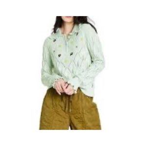 Sandy Liang X Target Knitted Pullover Sweater Mint Color Sz XS